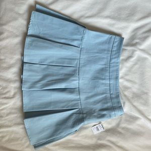 Tillys baby blue “tennis” skirt